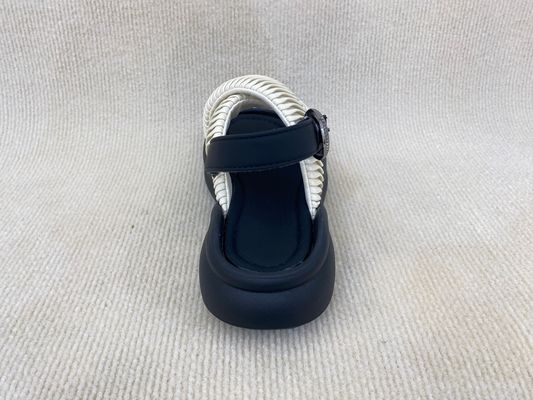 White Women Fashion Flip Flops With Flat Heel