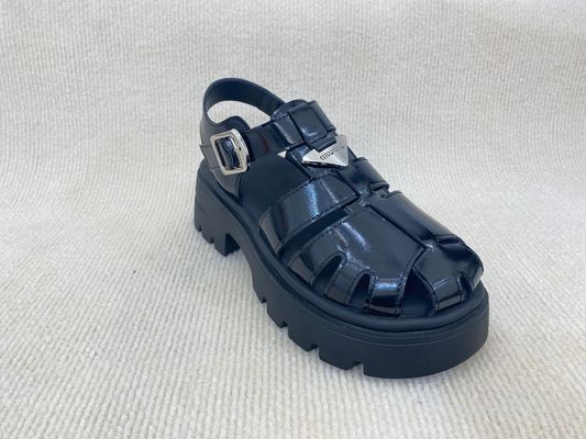 品質 TPR 女性 銀色 プレートファーム サンドル 厚い 底 蓋 頭 工場